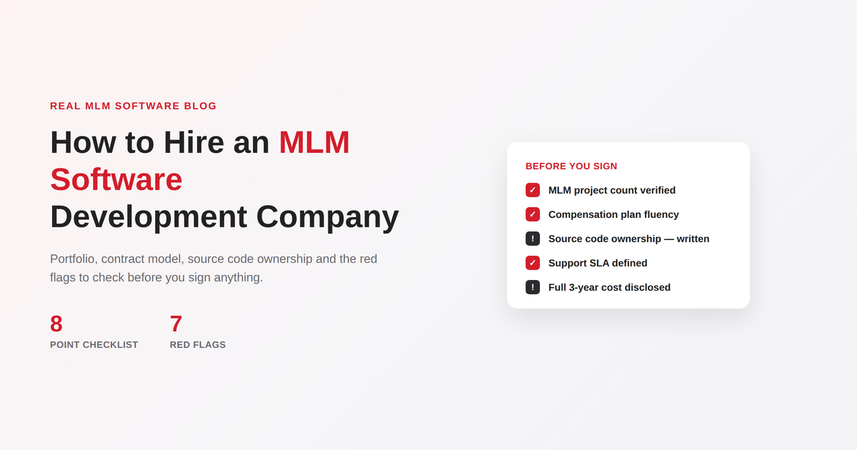 How to Hire an MLM Software Development Company