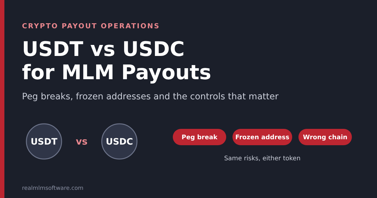 USDT vs USDC for MLM Payouts: Operational Risks